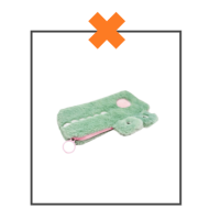 Etui fluffy krokodil